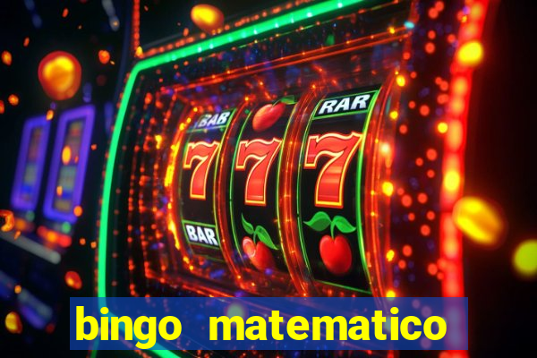 bingo matematico para ensino medio